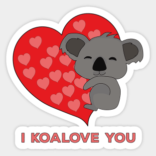 I Koalove You Sticker